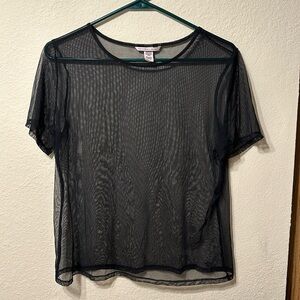 Victoria’s Secret Black Sheer Top